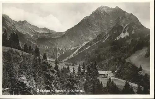 Reichenbach Oberstdorf Gaisalpe Rubihorn Gundkopf *