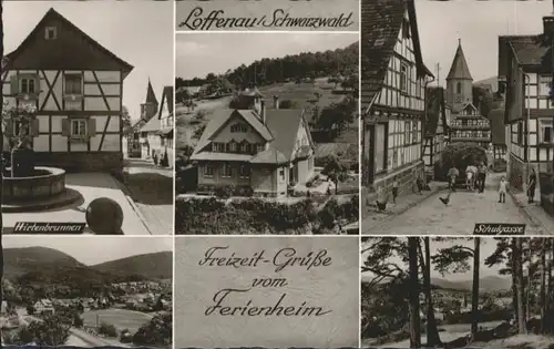 Loffenau Schwarzwald Schulgasse Hirtenbrunnen Ferienheim Jugendwerk evang. Gemeinschaft *