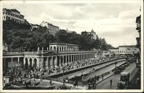 Karlsbad Eger Muehlbrunnkolonade x