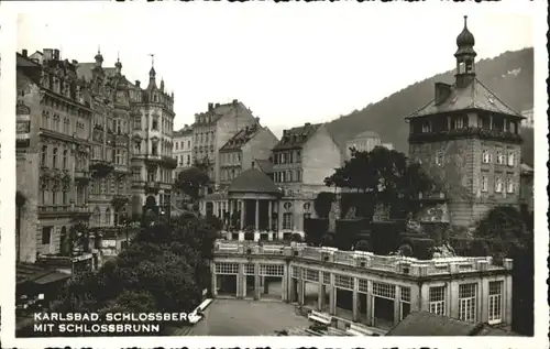 Karlsbad Eger Schlossberg Schlossbrunn x