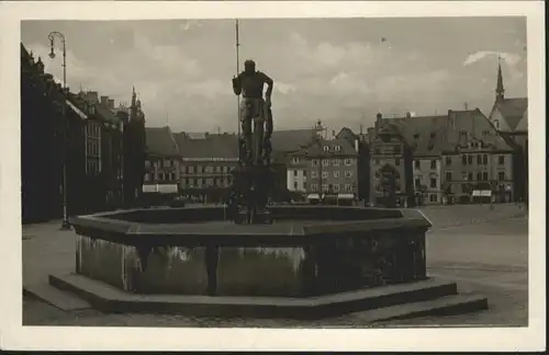 Eger Markt Brunnen Wastle *