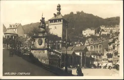 Karlsbad Eger Stadtplatz x