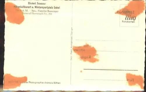 Dobel Hotel Sonne *