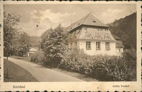 Karlsbad Eger Kaffee Posthof x