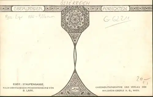 Eger Staufengasse Kuenstler B Lark *