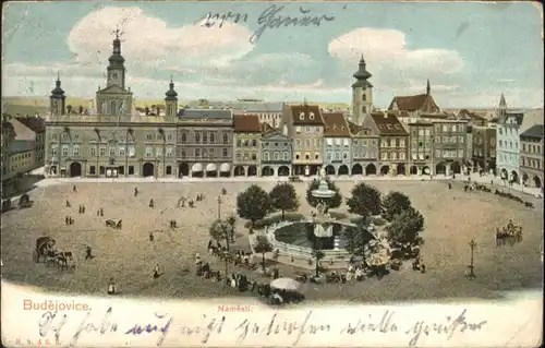 Budweis Kutsche Brunnen x