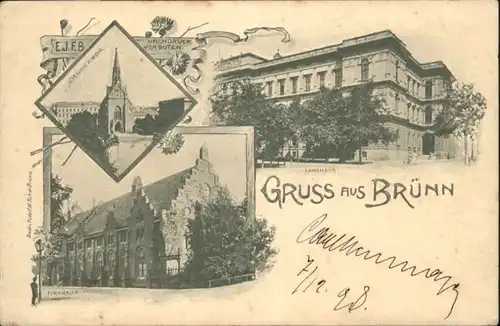 Bruenn Brno Bruenn Landhaus Christus Kirche Turnhalle * / Brno /Brno-mesto
