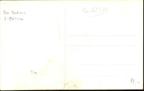 Budweis [Handschriftlich] *
