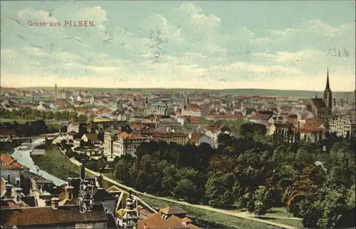 Pilsen Plzen Boehmen Pilsen Bruecke x / Plzen /Plzen-mesto