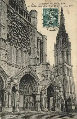 Chartres Cathedrale Portail Tour Neuve x