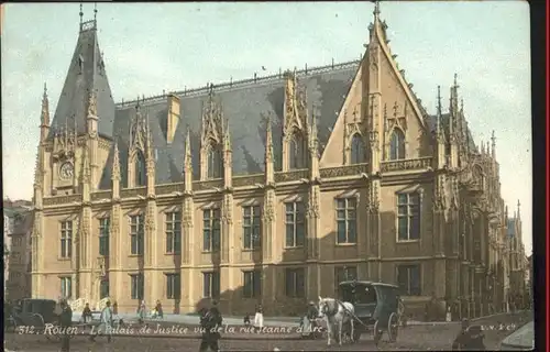 Rouen Palais Justice Rue Jeanne d'Arc *