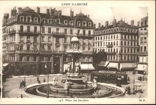 Lyon Place Jacobins Strassenbahn  *