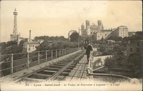 Lyon Saint-Just Viaduc Fourviere Loyasse *