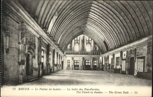 Rouen Palais Justice Salle Pas Perdus *