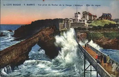 Biarritz Rocher Vierge *