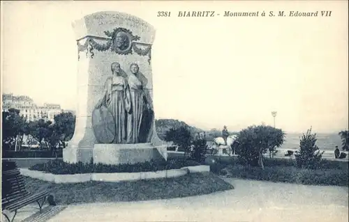 Biarritz Monument S. M. Edouard VII *