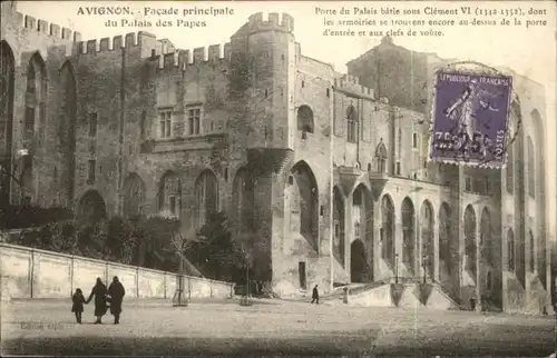 Avignon Palais Papes Porte  x