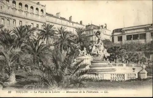 Toulon Place Liberte Monument Federation *