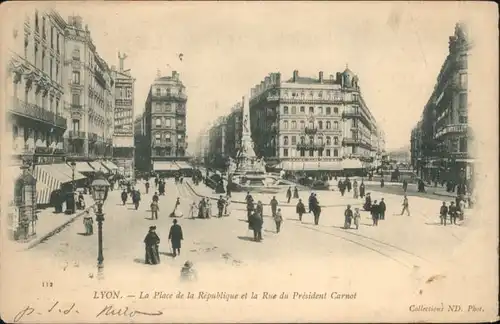 Lyon Place Republique Rue President Carnot x
