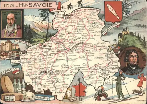 ww70884 Annecy Haute-Savoie Annecy Haute Savoie Bonneville Thonon Chamonix * Kategorie. Annecy Alte Ansichtskarten