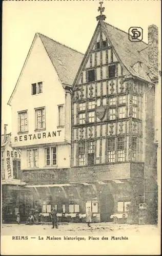 Reims Maison Historique Place Marches Restaurant  *