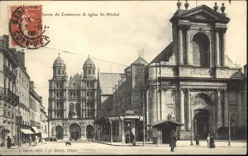 Dijon [handschriftlich] Bourse Commerce Eglise St. Michel x