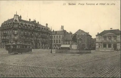 Sedan Strassenbahn Place Turenne Hotel de Ville x