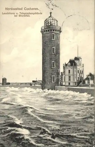 Cuxhaven Leuchtturm Telegraphengebaeude x