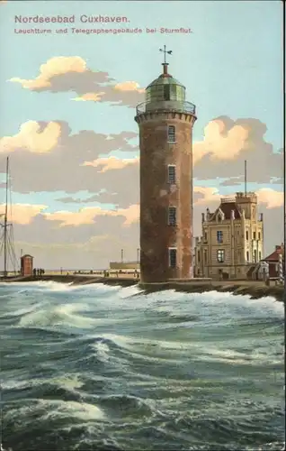 Cuxhaven Leuchtturm Telegraphengebaeude *