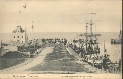 Cuxhaven Telegraphengebaeude Alte Liebe *