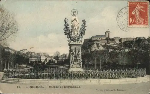 Lourdes Vierge Esplanade x