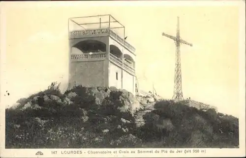 Lourdes Observatoire Croix Sommet Pic Jer *