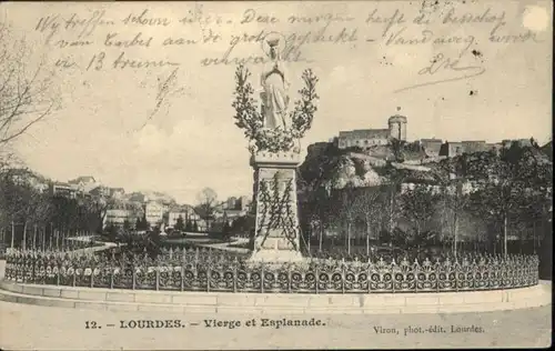 Lourdes Vierge Esplanade x