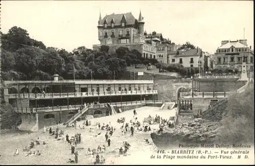 Biarritz Plage Mondaine Port *