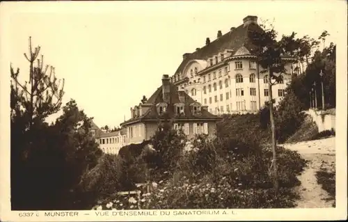 Munster Elsass Sanatorium A. L.  *