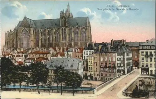 ww80345 Metz Moselle Lothringen Metz Cathedrale * Kategorie. Metz Alte Ansichtskarten