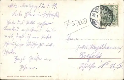 ww80354 Metz Moselle Lothringen Metz  x Kategorie. Metz Alte Ansichtskarten