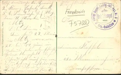ww80365 Metz Moselle Lothringen Metz Deutsches Tor x Kategorie. Metz Alte Ansichtskarten