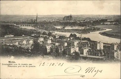 ww80390 Metz Moselle Lothringen Metz  x Kategorie. Metz Alte Ansichtskarten