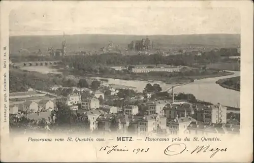 ww80391 Metz Moselle Lothringen Metz  * Kategorie. Metz Alte Ansichtskarten