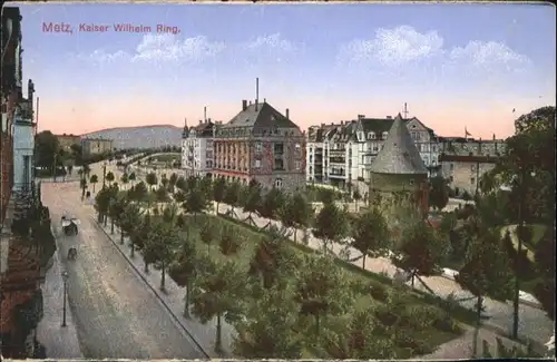 ww80437 Metz Moselle Lothringen Metz Kaiser Wilhelm Ring * Kategorie. Metz Alte Ansichtskarten