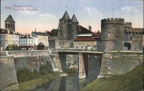 ww80439 Metz Moselle Lothringen Metz Porte des Allemands * Kategorie. Metz Alte Ansichtskarten