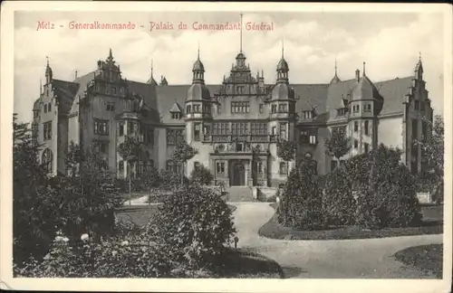 ww80460 Metz Moselle Lothringen Metz Palais du Commandant General * Kategorie. Metz Alte Ansichtskarten