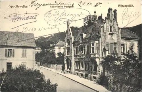 Rappoltsweiler Postamt Ribeauville x