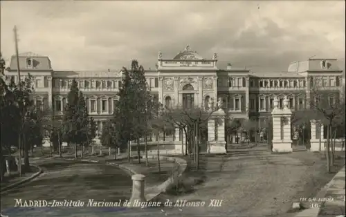 Madrid Instituo Nacional Higiene Alfonso XIII x