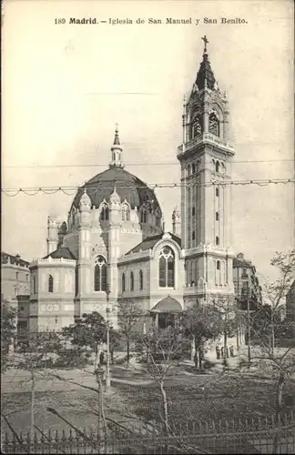 Madrid Iglesia San Manuel San Benito *