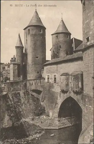 ww82510 Metz Moselle Lothringen Metz La Porte des Allemands * Kategorie. Metz Alte Ansichtskarten