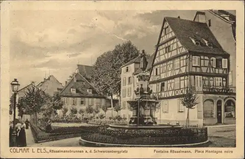 Colmar Fontaine Roesselmann Place Montagne noire x