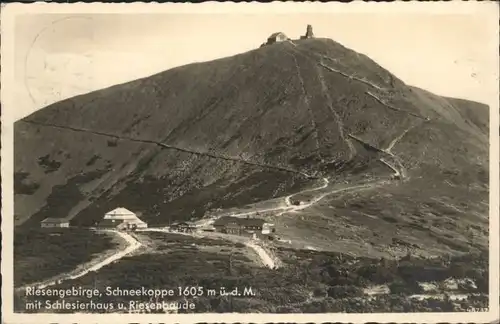 Schneekoppe Schlesierhaus Riesenbaude Riesengebirge x