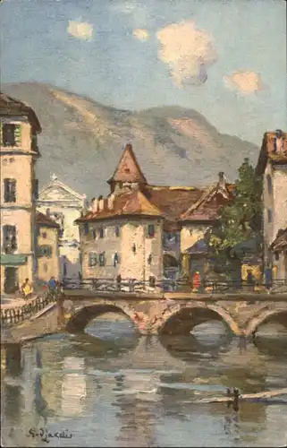 ww86456 Annecy Haute-Savoie Annecy Le Pont Morens * Kategorie. Annecy Alte Ansichtskarten